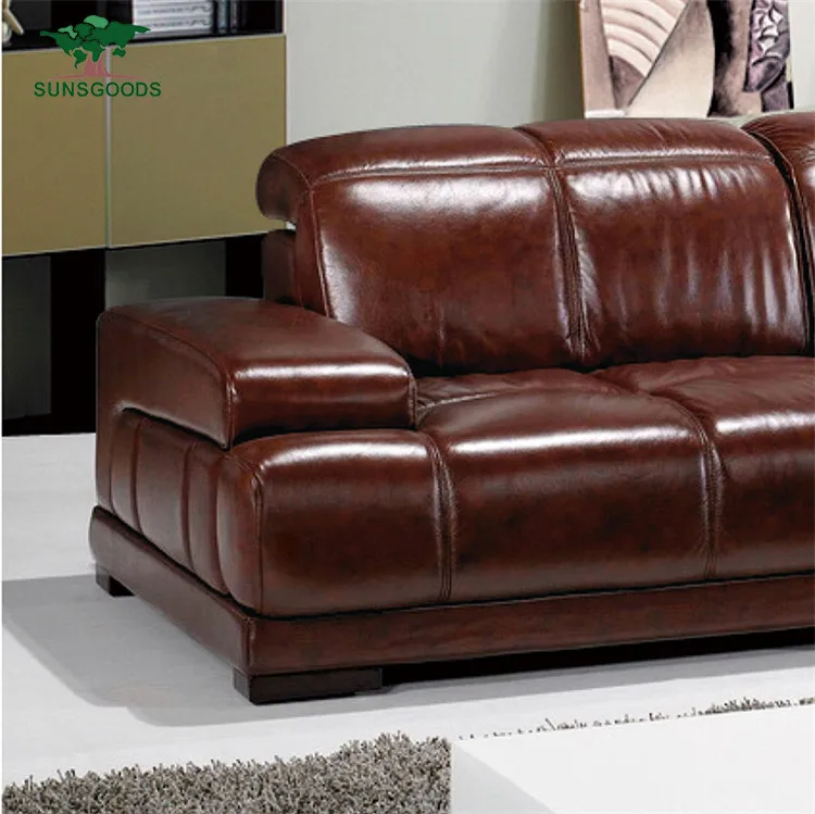 Wholesale Modern Fabric Small Corner Sofa Set, Italian Genuine Leather Corner Sofa Bed 615#
