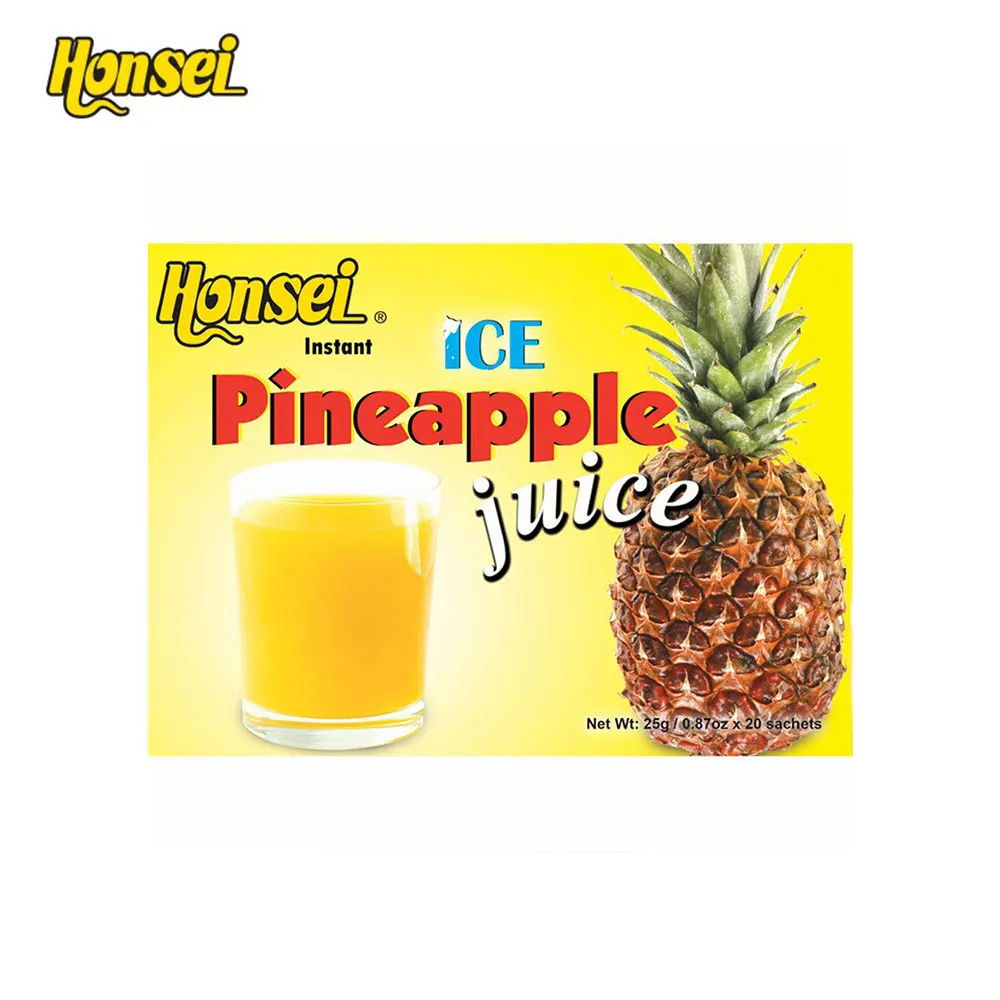 Здоровый мгновенный лед Honsei, ананасовый сок, фруктовый ароматизированный порошок, напиток