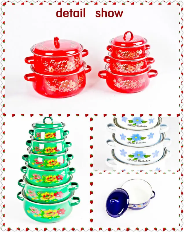 Эмалированная кастрюля