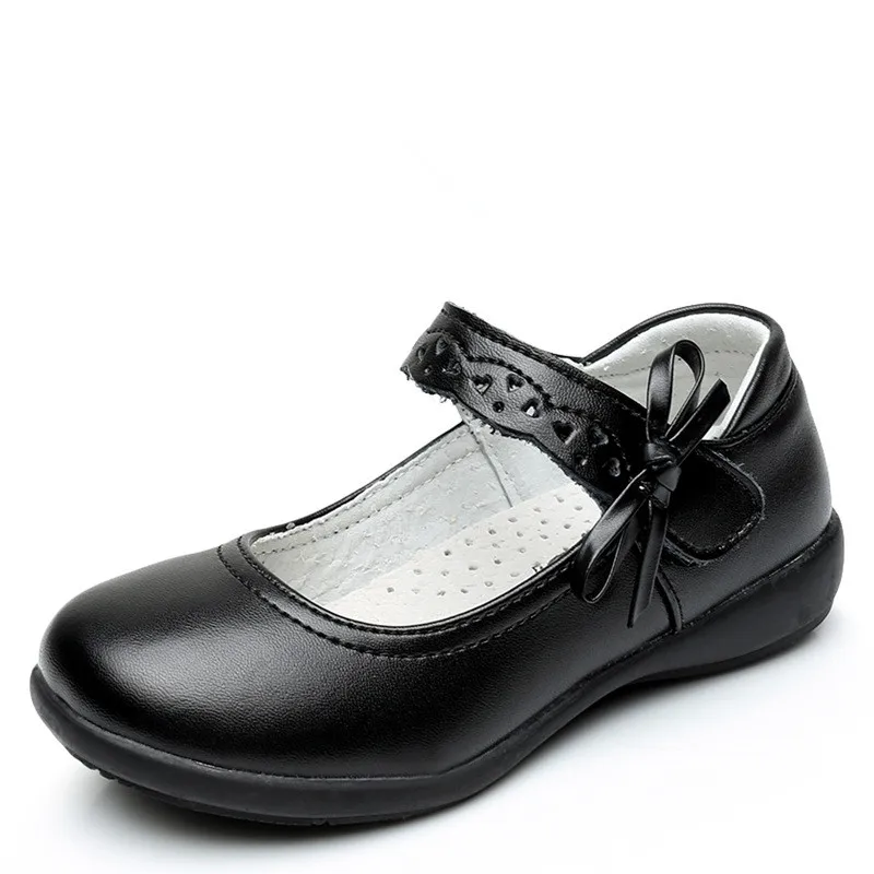 Fashion High Quality Kids Campus Craze Mary Jane Classic Oxford Dress Shoes School Uniform Black Shoes for Girls