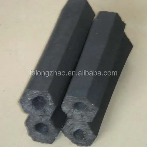 Wood Sawdust Charcoal Smokeless Hexagon BBQ Charcoal Briquettes
