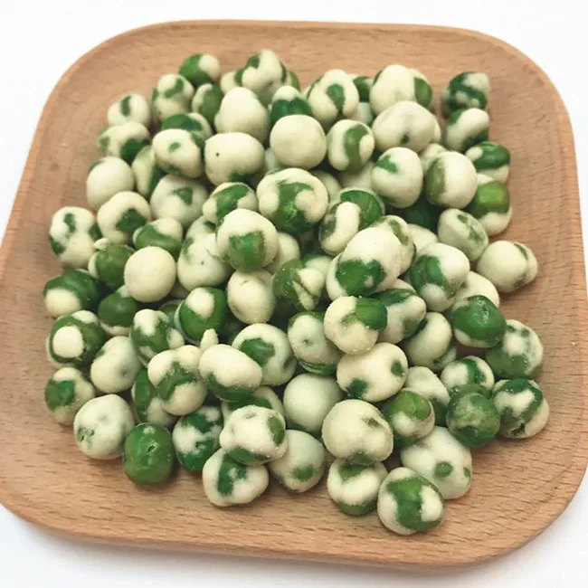 High quality BRC dried coated strawberry wasabi green peas price