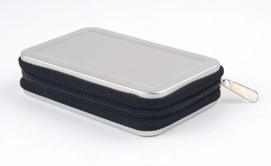 unique design best price sunglasses screwdriver set with zipper metal case