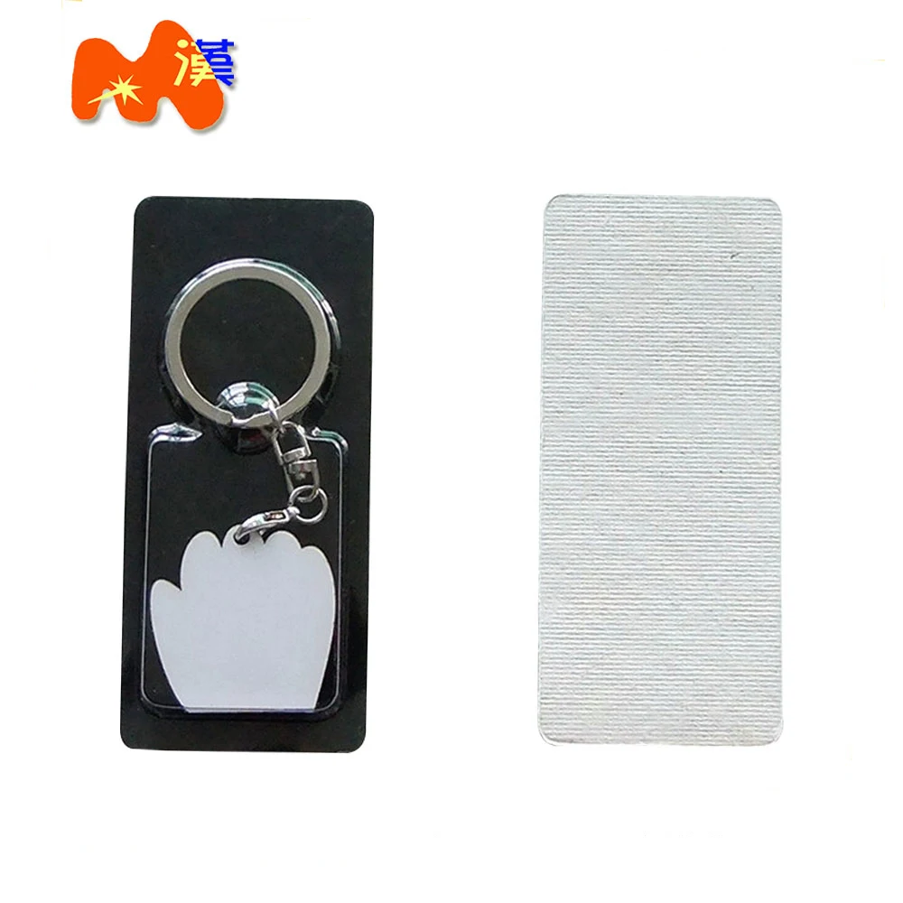 Пустые расходные материалы от производителя индивидуальная компания рекламный продукт сделай сам полуготовый сублимационные заготовки mdf брелок для ключей