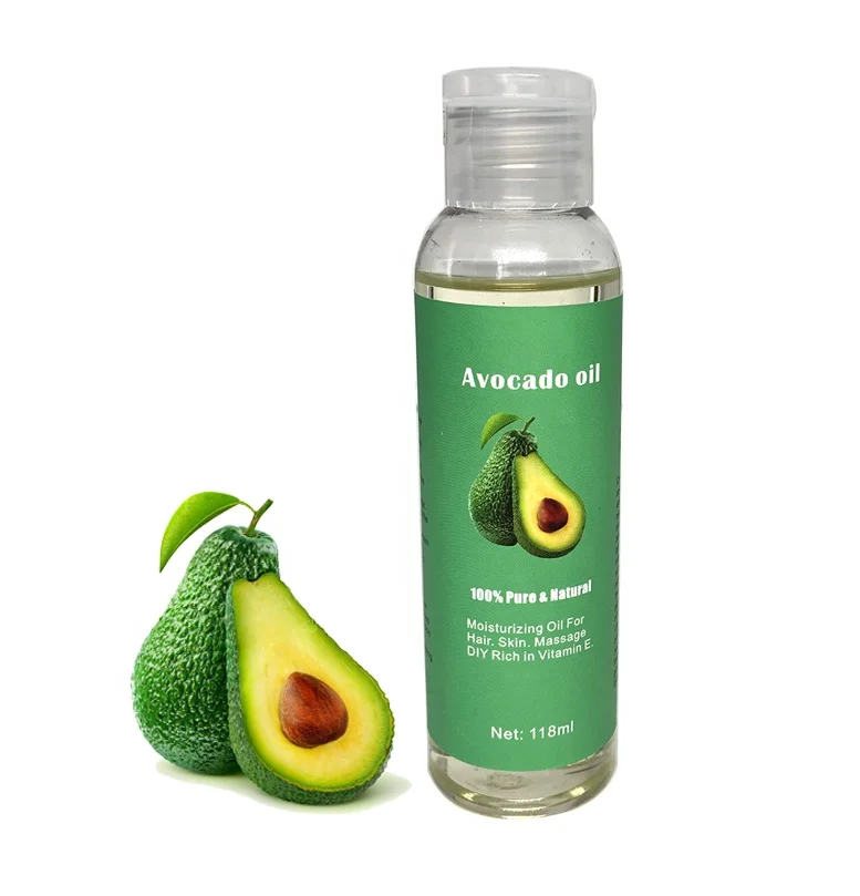 
100% Pure Cold-Pressed Food Grade Avocado Hair Oil for Cooking Hair and Skin 