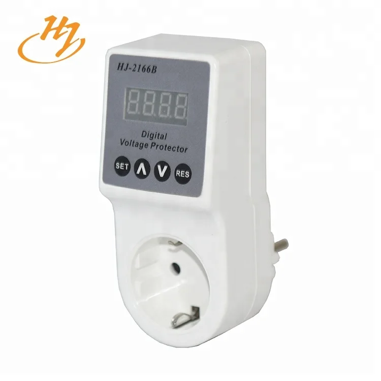 
Digital Display Refrigerator Voltage Protector Socket 