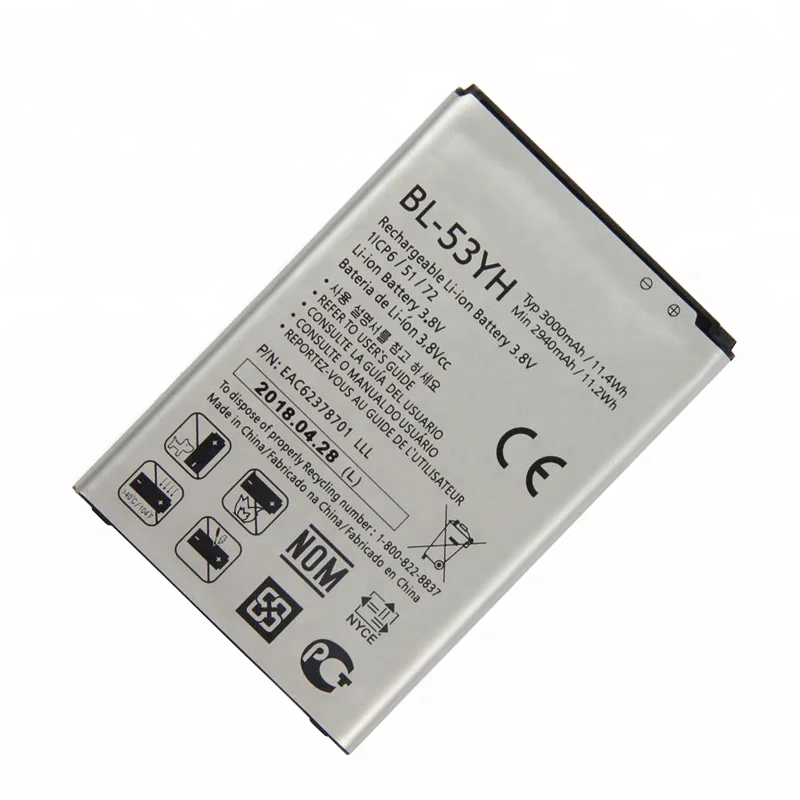 Mobile Phone Battery for LG G3 BL-53YH VS985 F400