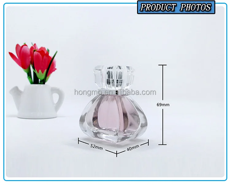 Wholesale empty luxury perfume bottle transparent 30ml 50 ml glass  perfume bottle
