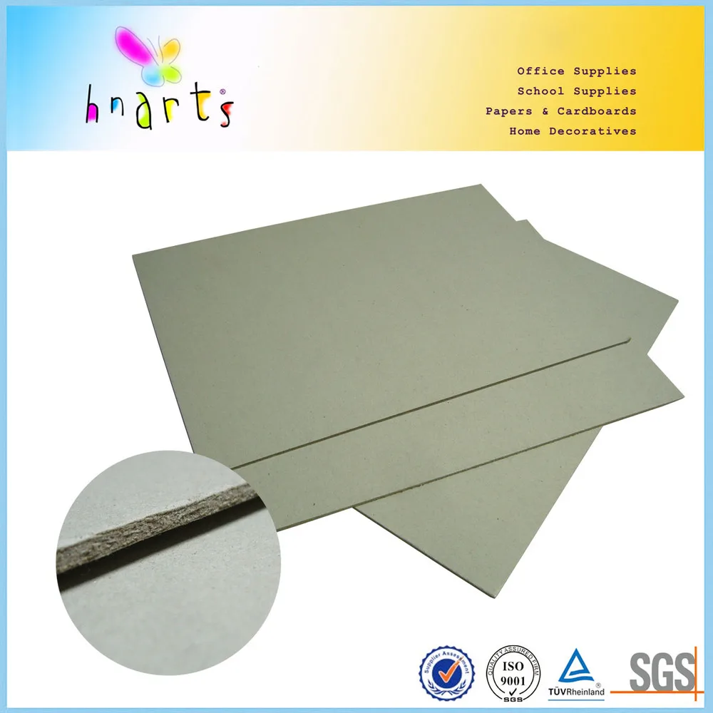 
different size duplex paper board, laminated gray paper board 