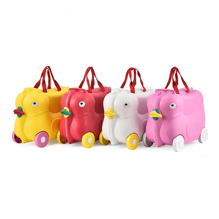 Colorful Cartoon Shape Travel Trolley Baby Suitcase Luggage Bag For Children