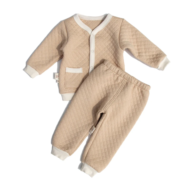 100% muslin cotton long underwear -long Johns sets