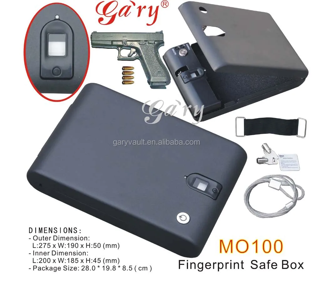 
Сейф для пистолета-MO100 микро Гэри Сейф оптический отпечаток пальца биометрический пистолет для хранения портативный Сейф. 42 доллара США 
