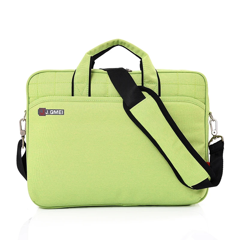 Bright green washable shoulder messenger laptop sling bag for macbook