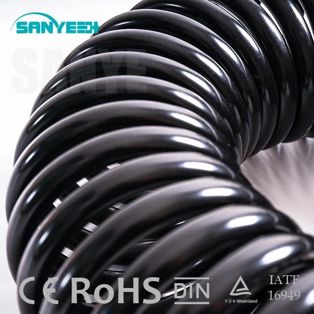 
plastic Hoses pneumatic air hose with spring jacket air hoses and brake susie coils for truck and trailers air brake coils 