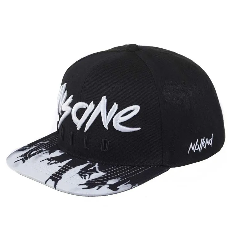 
Unique design funny emboss logo laser hole snapback hat 
