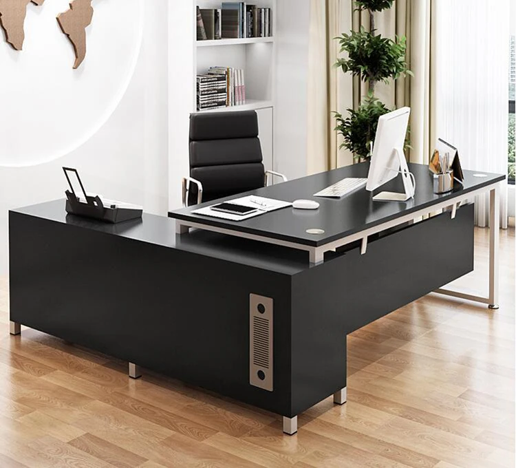 Luxury Executive Desk Office Furniture L Shape Executive Office Desk With Wood