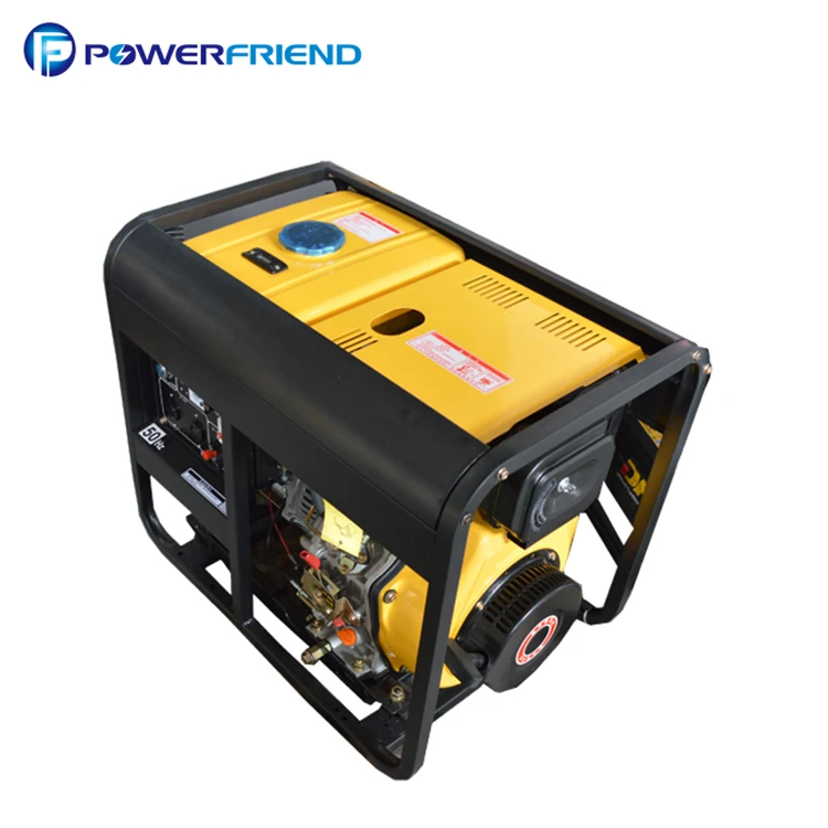 186FAE 120/240V open type 5kw diesel portable generator price for party