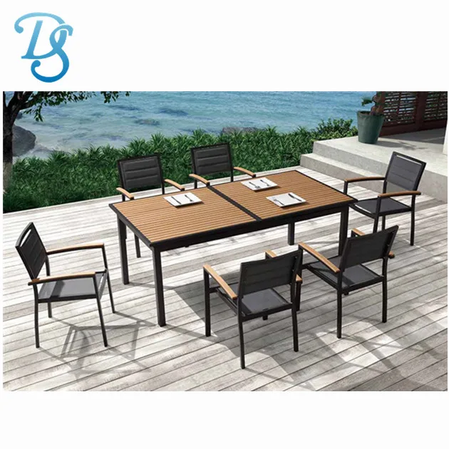 practical multipurpose aluminium garden dining set high quality normal table