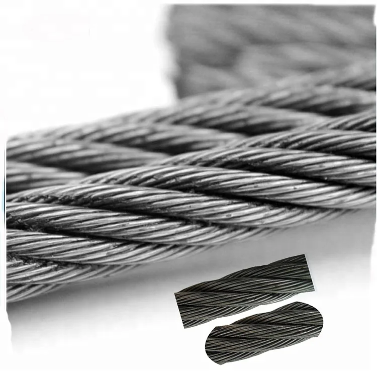 AISI 304 316 Stainless Steel Wire Rope Nominal Tensile Strength 1570 Mpa Diameter 0.3 12mm For Aircraft Lifting
