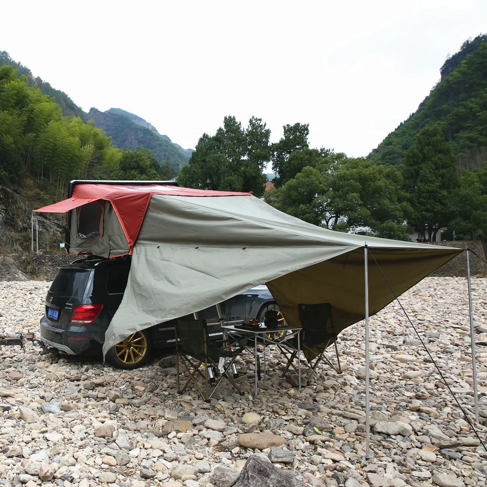 Newest Design HOT Selling Sun Camping Car Mounted  Trailer Outdoor Hard Shell Roof Top Tent