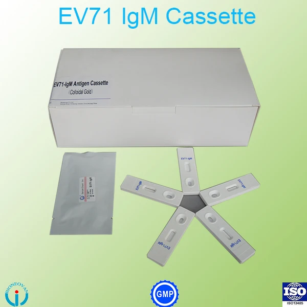 rapid test antibody enterovirus 71 EV71 IgM cassette/device blood testing reagent