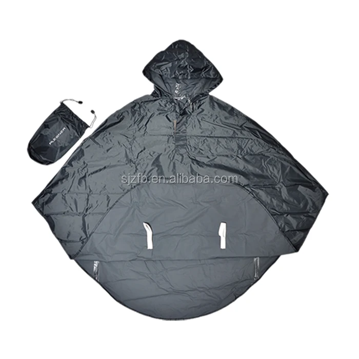 Custom High quality reusable polyester rain poncho with hooded
