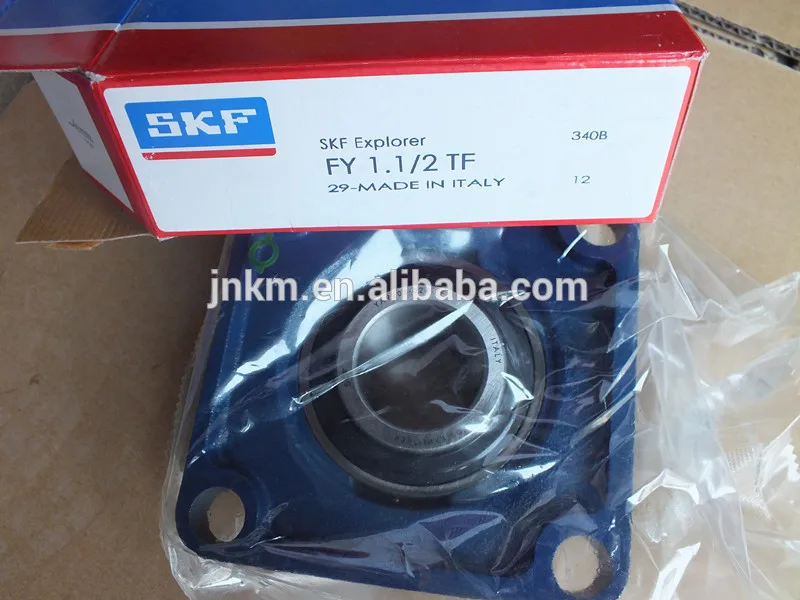Skf подшипник узла фланец, 4 отверстия для болтов опорный fy1.1/2 тс