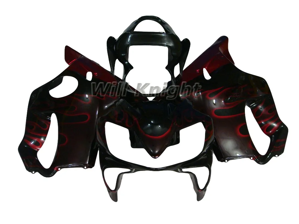 Инжекционный комплект обтекателей для Honda CBR F4I 2001 2002 2003 обтекатель CBR600RR Red Flame