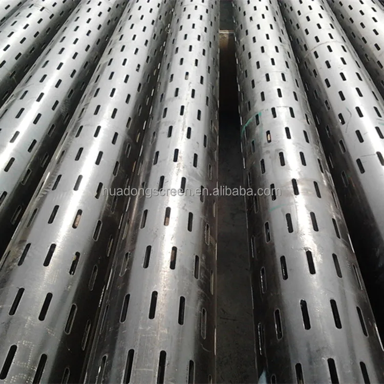 
strainer pipe/slotted casing pipe/slotted pipe for water well application 