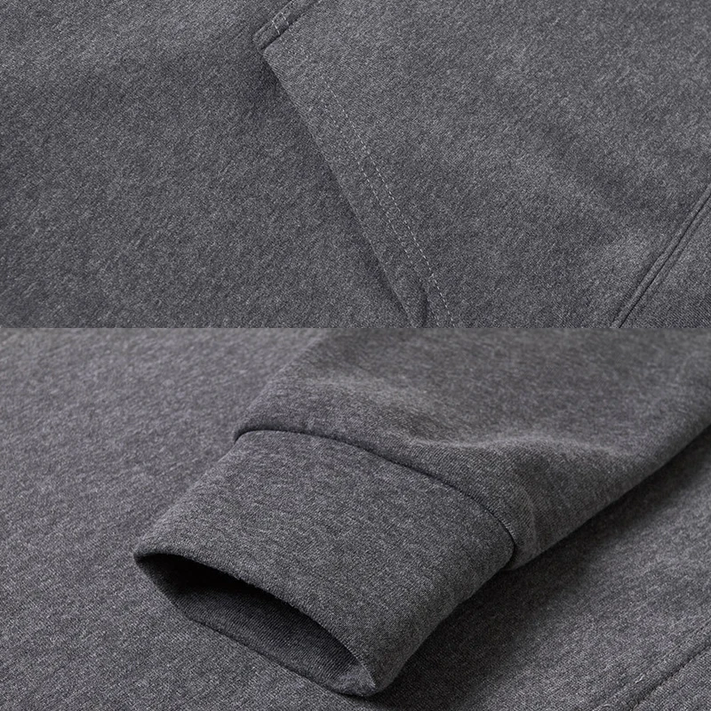 Wholesale Blank Men`s Full-Zip Fleece Hoodie Custom Long Sleeve Street wear Fashion Sweatshirt Jackets for Boys