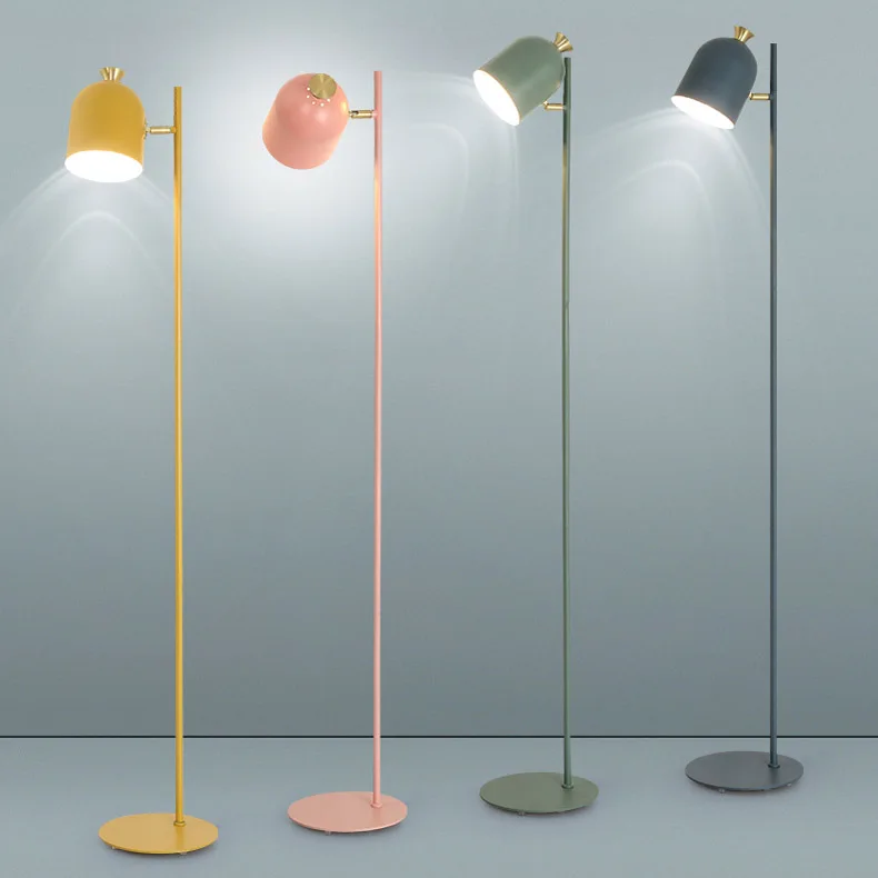 Лидер продаж, детские напольные лампы розового, желтого, синего, зеленого цветов с теплым светом
