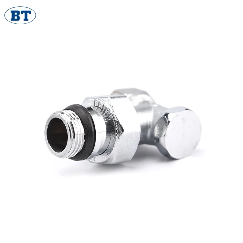 BT3035  good quality home brass thermostatic angled radiator valves