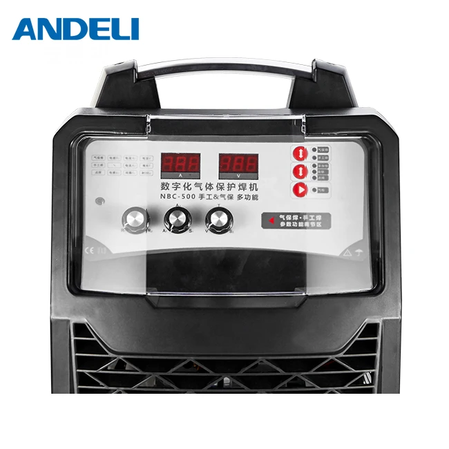 
ANDELI digital industry heavy load type six modules mig welding machine MIG-500F 380V MIG/MMA/Gouging 3 in 1 mig welder 