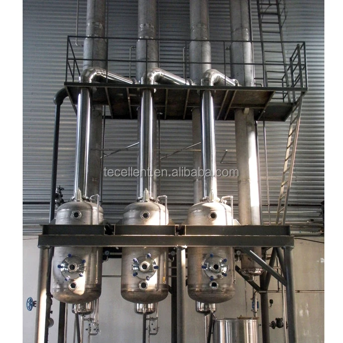 Skimmed Milk Concentrator Triple-effect Falling Film Concentrator Evaporator