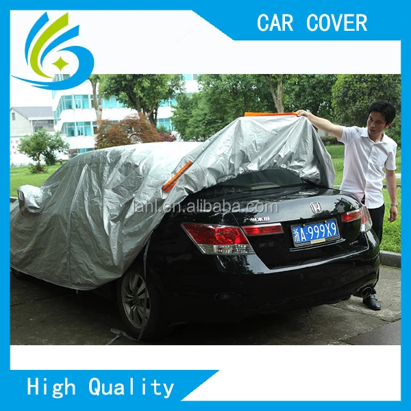 Linan manufacturer inflatable car hail cover with foam against hail or snow