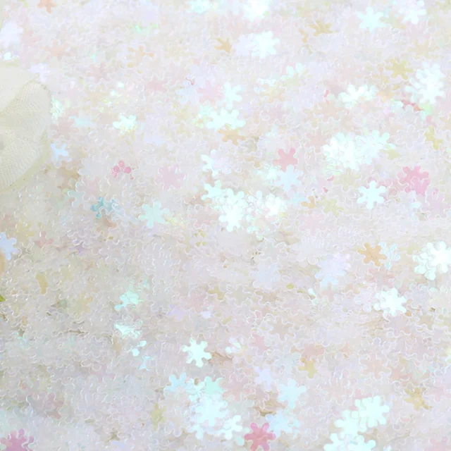 Christmas snowflakes shape sequins