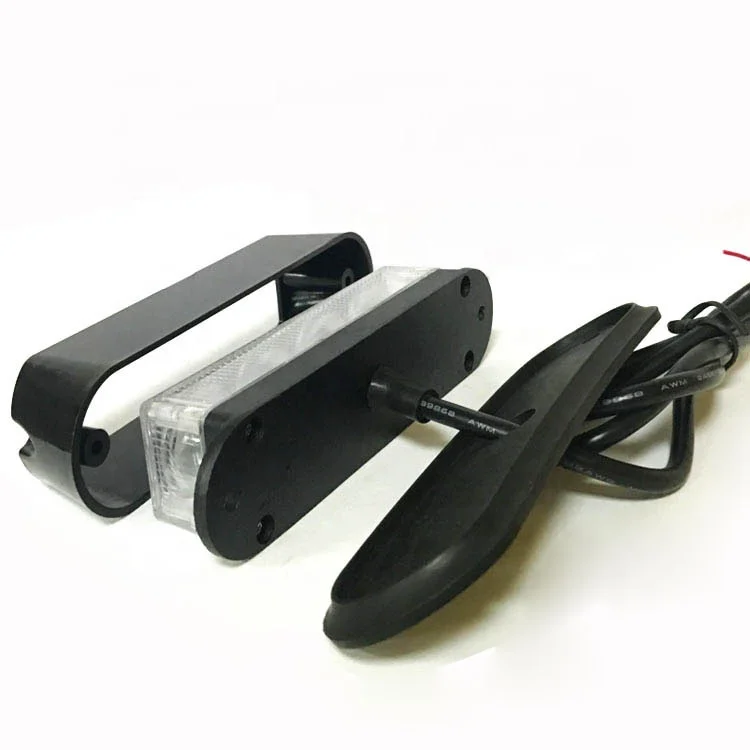 12v 24v 5.5 inch 4LED red blue white green amber traffic warning signal brake led security car orange strobe light