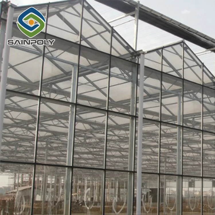 low cost agriculture glass greenhouse tent for sale
