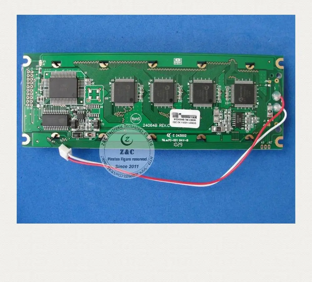 Electronic Parts Graphic LCD Module Display WG24064B AG24064 AG24064A WG24064B-TMI-VZ#080 240*64 Dot Matrix for Winstar