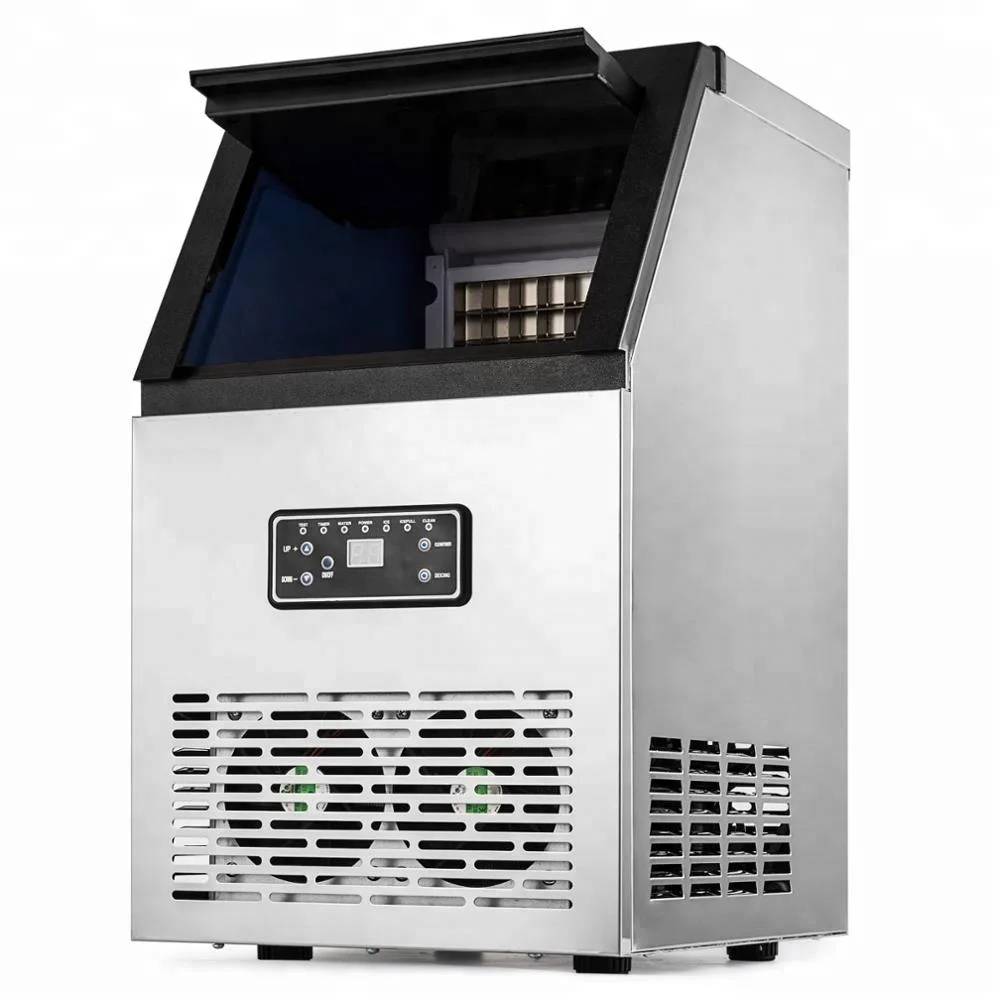 50kg Commercial Ice Maker Dry Ice Making Block Machine Ice Cube Maker Machine