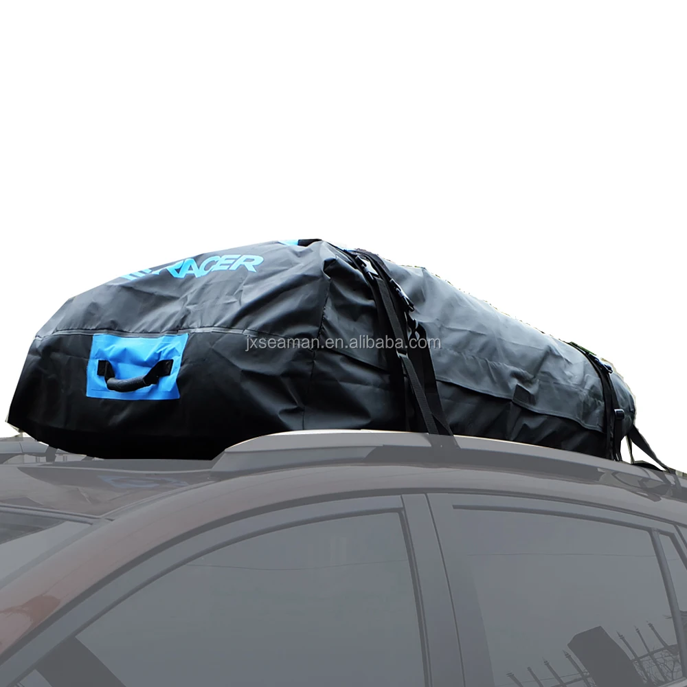 Waterproof 15 Cubic Feet Storage Box Car Roof Top Bag for Travel and Luggage Transportation