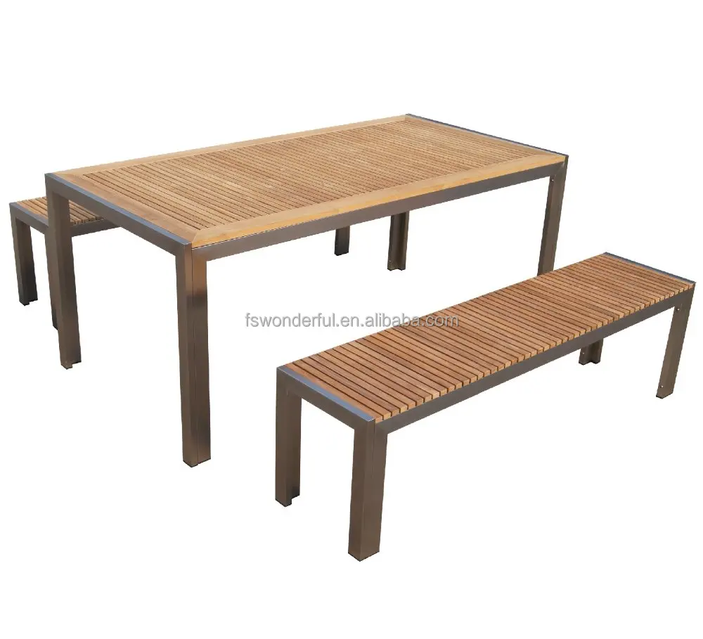 outdoor garden furniture teak park bench