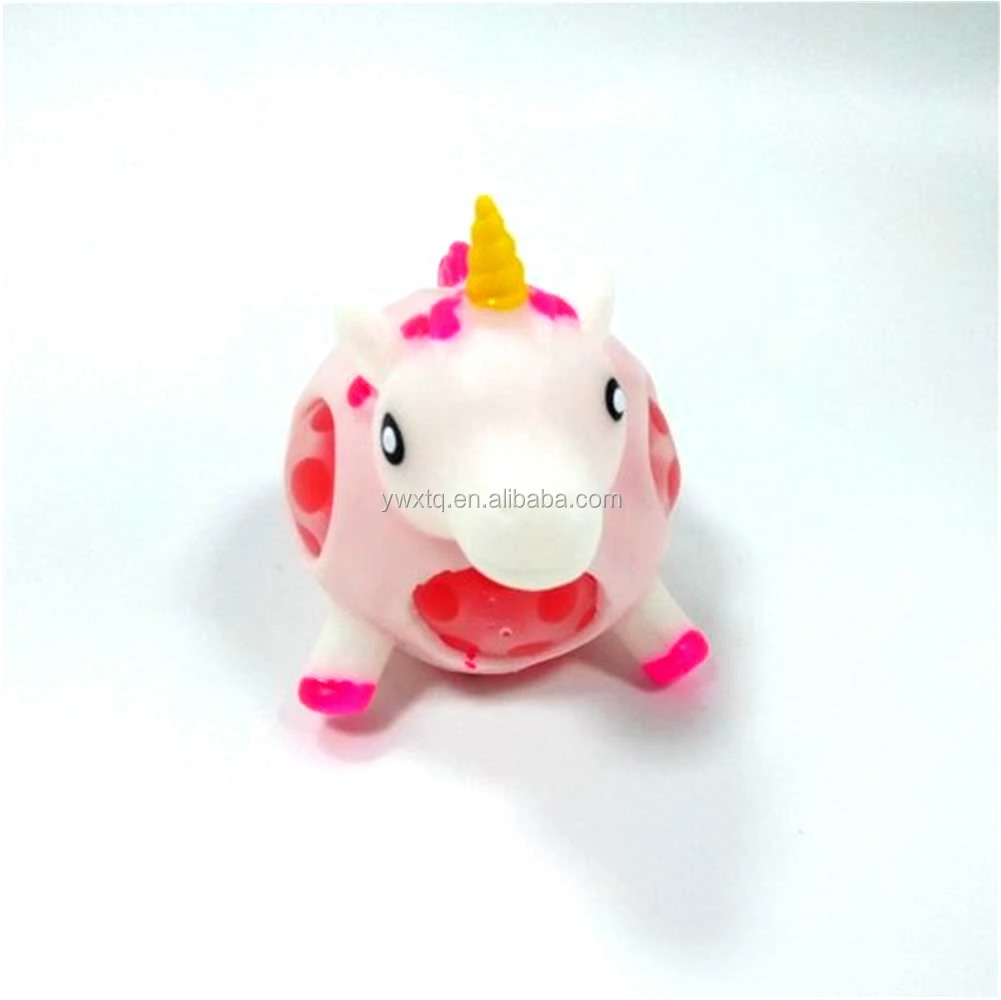 KEHUI  Children Hot Selling Wholesale Unicorn Toys Led Gel Beads With Squishy Toys