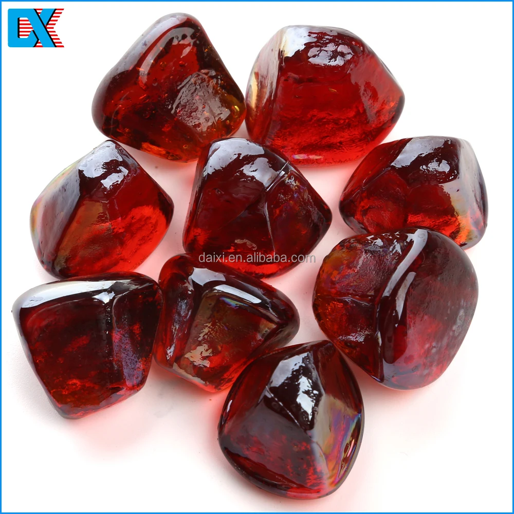 
Supply Sea Glass Pebbles colored glass pebble Glass Gems 