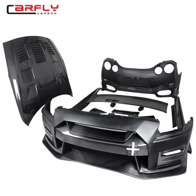 Carbon Fiber GTR r35 Nismo style Body Kits bumpers for  GTR r35