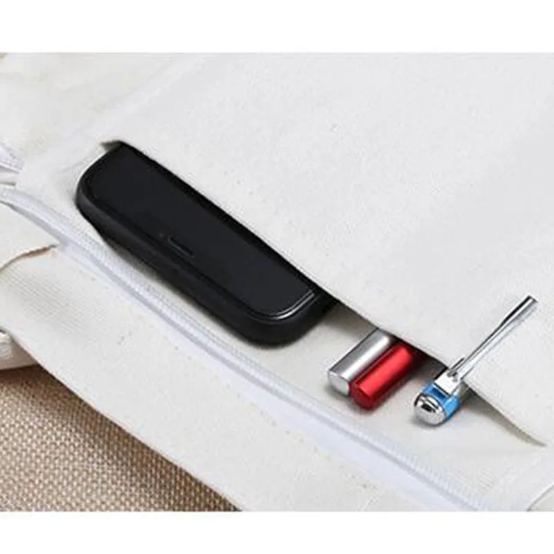 Wholesale Shopping Large Canvas Cotton Tote Bags With Handle With Logo Custom