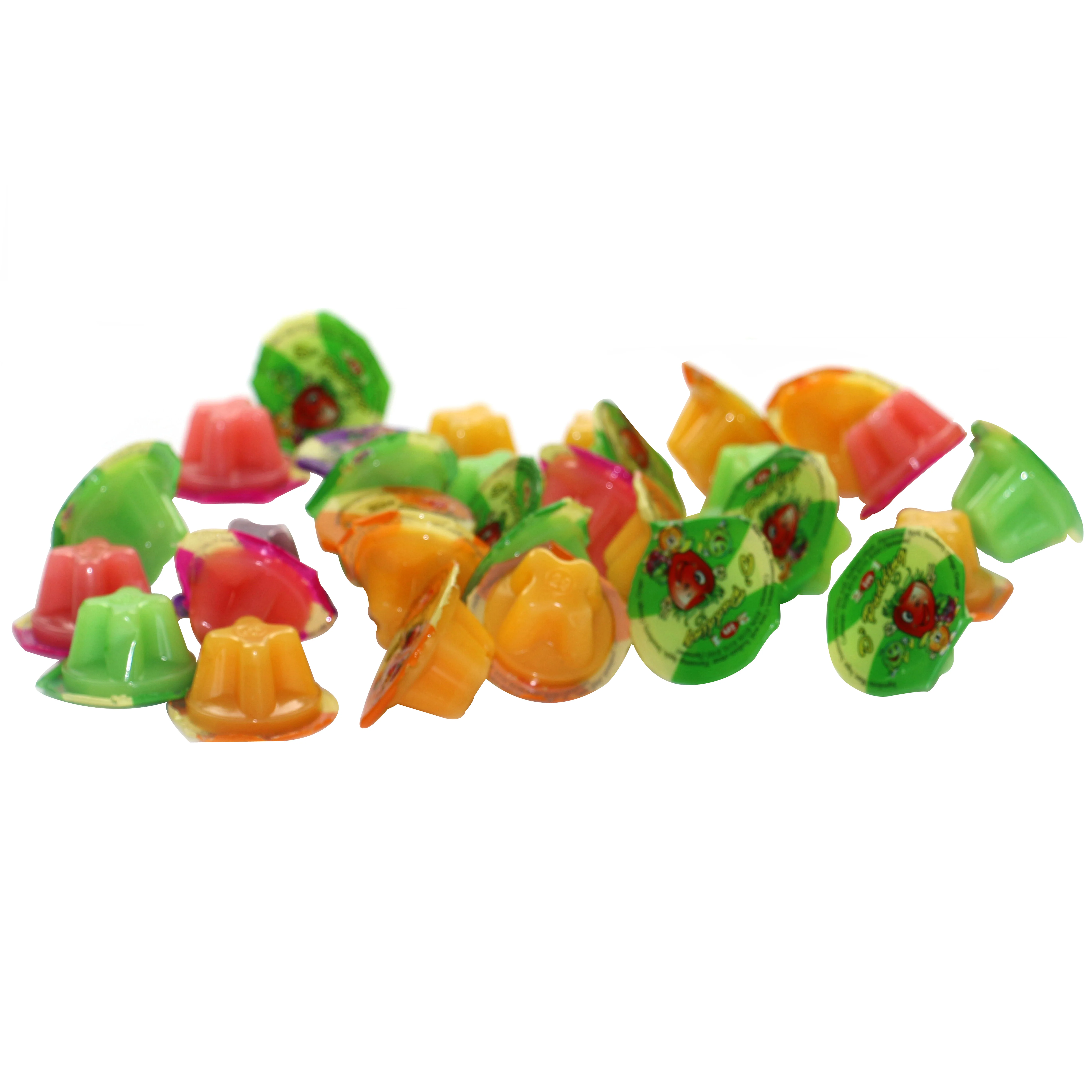 Fruit pudding & jelly in jar/jelly pudding