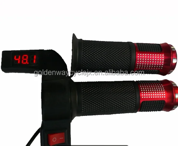 e bike parts throttle for electric motor with LCD screen battery indictor and on off switch