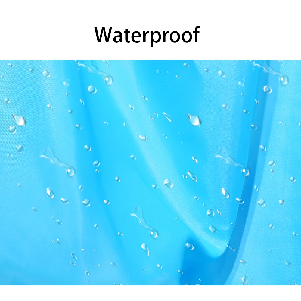 Water Repellent Polyester Fabric Fancy Design Blue 3D Leaves Shower Curtain For Bathroom