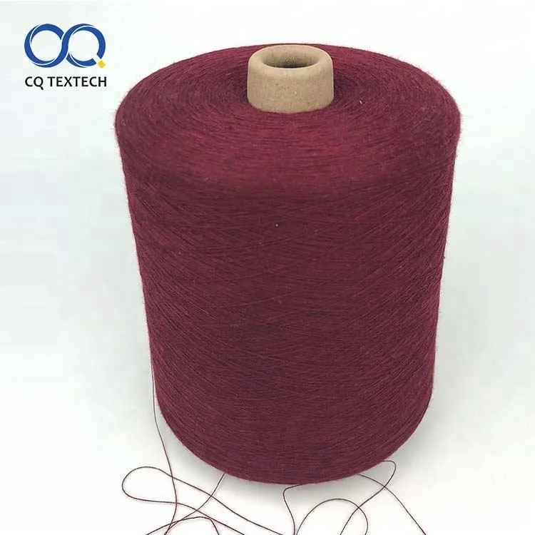 High quality custom color combed 100% cotton yarn